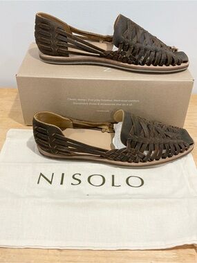 New Nisolo Men's Huarache Sandal NEW size 12